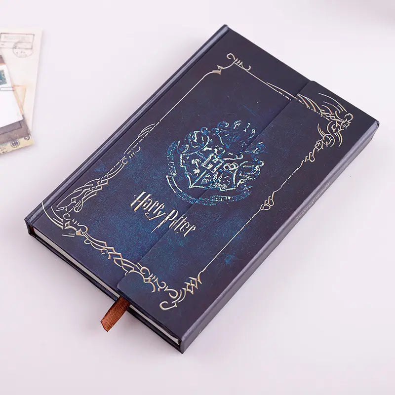Harry Potter Hard Cover Journal Diary | Magnetic Cover Wizard World Authentic Diary - 192 Pages
