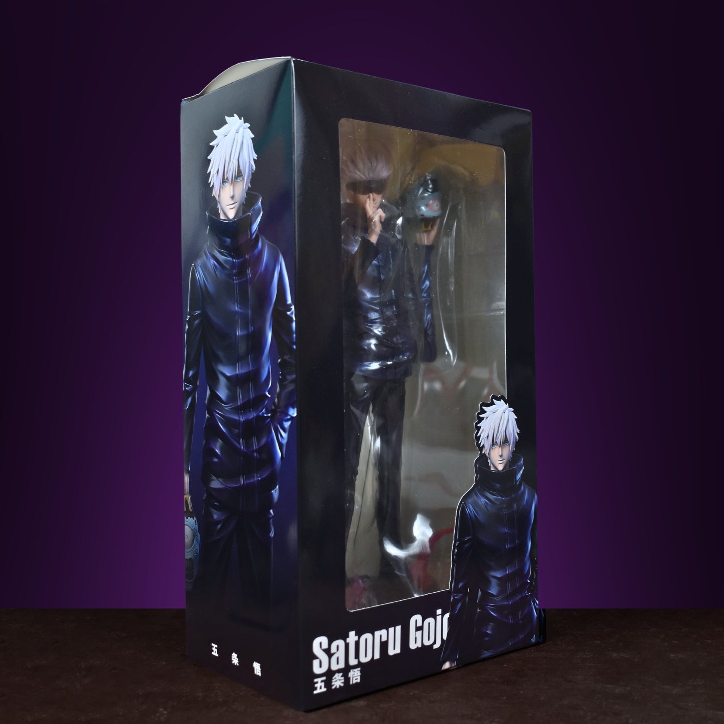 SATORU GOJO ACTION FIGURE WITH 2 REPLACEABLE HEADS AND HANDS (34 CM HEIGHT) - JUJUTSU KAISEN