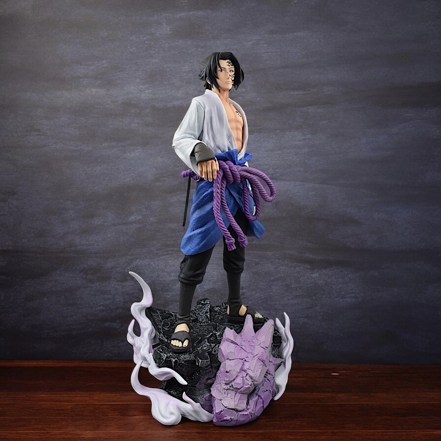 Sasuke Uchiha Action Figure With Snake Stand (42.5 Cm Height) - Naruto