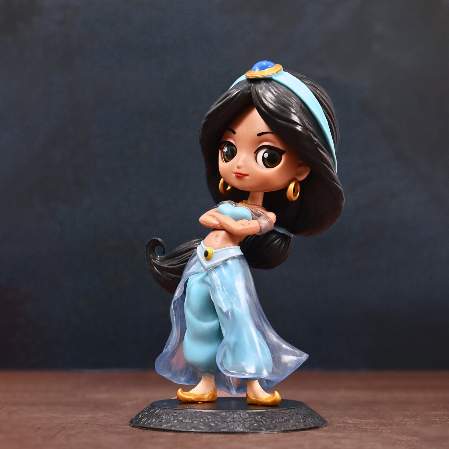 Princess Jasmine Q Posket Action Figure With Stand (16 Cm Height)