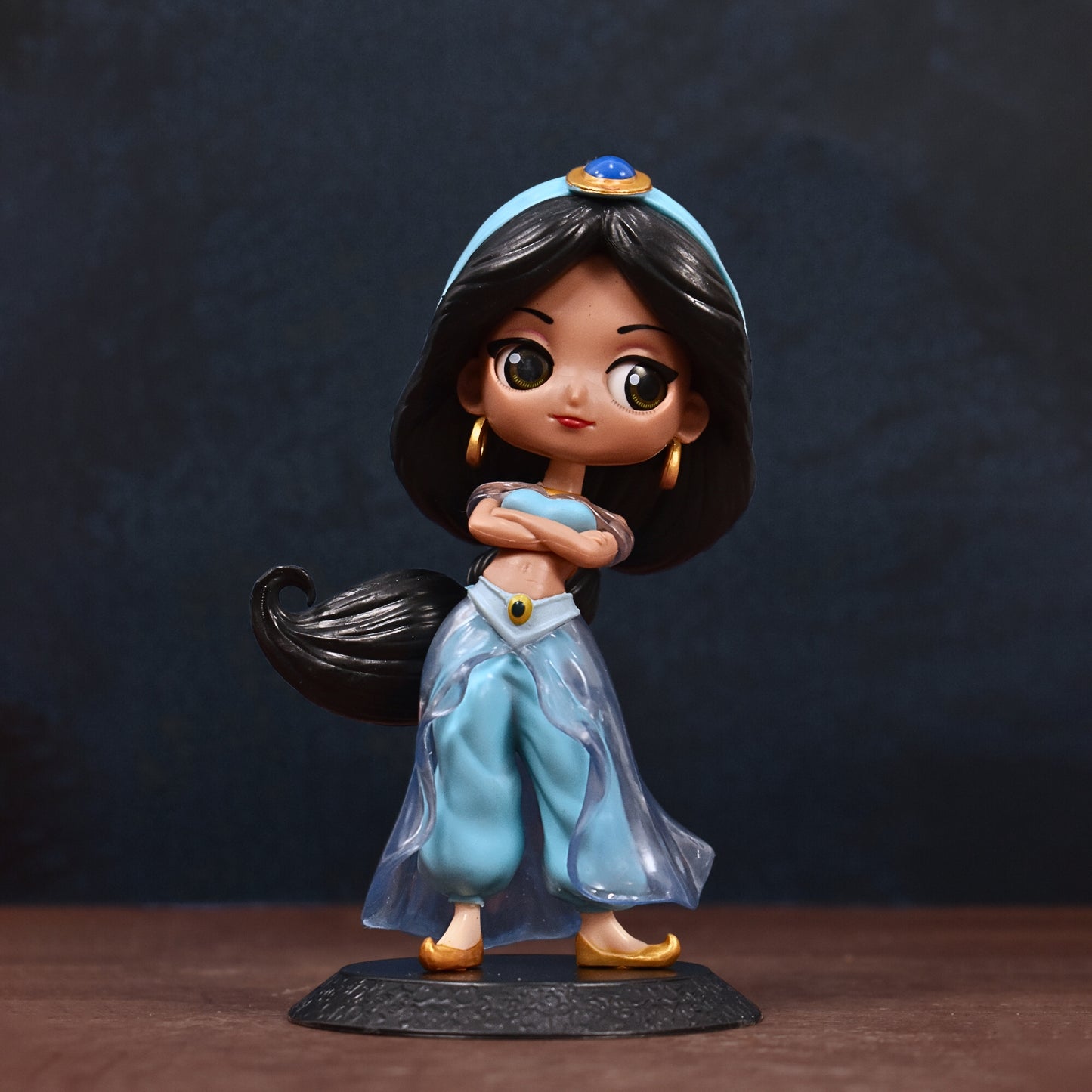 Princess Jasmine Q Posket Action Figure With Stand (16 Cm Height)