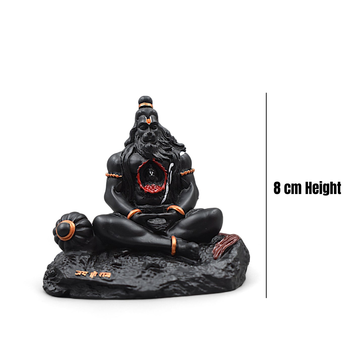 Hanuman Ji Premium Detailed Murti/statue With Sri Ram In Heart For Gift/car Dashboard/home/office Decoration