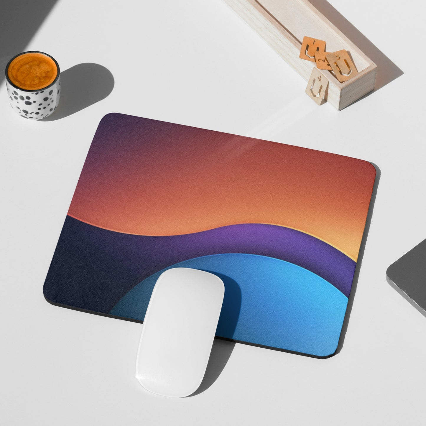 ABSTRACT MOUSE PAD (9 X 7.5 INCHES) - GAMING AND OFFICE MOUSE PAD | RUBBER BASE MOUSE PAD
