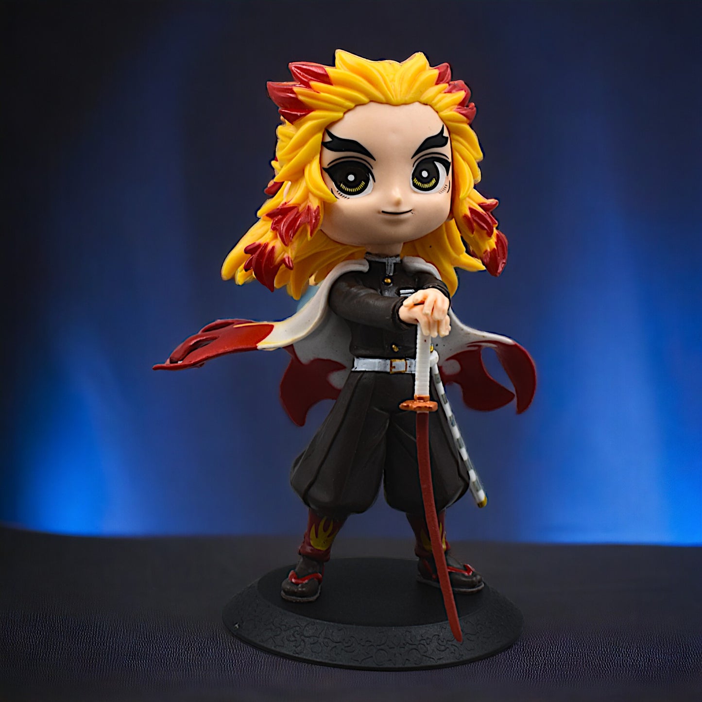 Rengoku Q Posket Figurine With Sword (15 Cm Height) - Demon Slayer