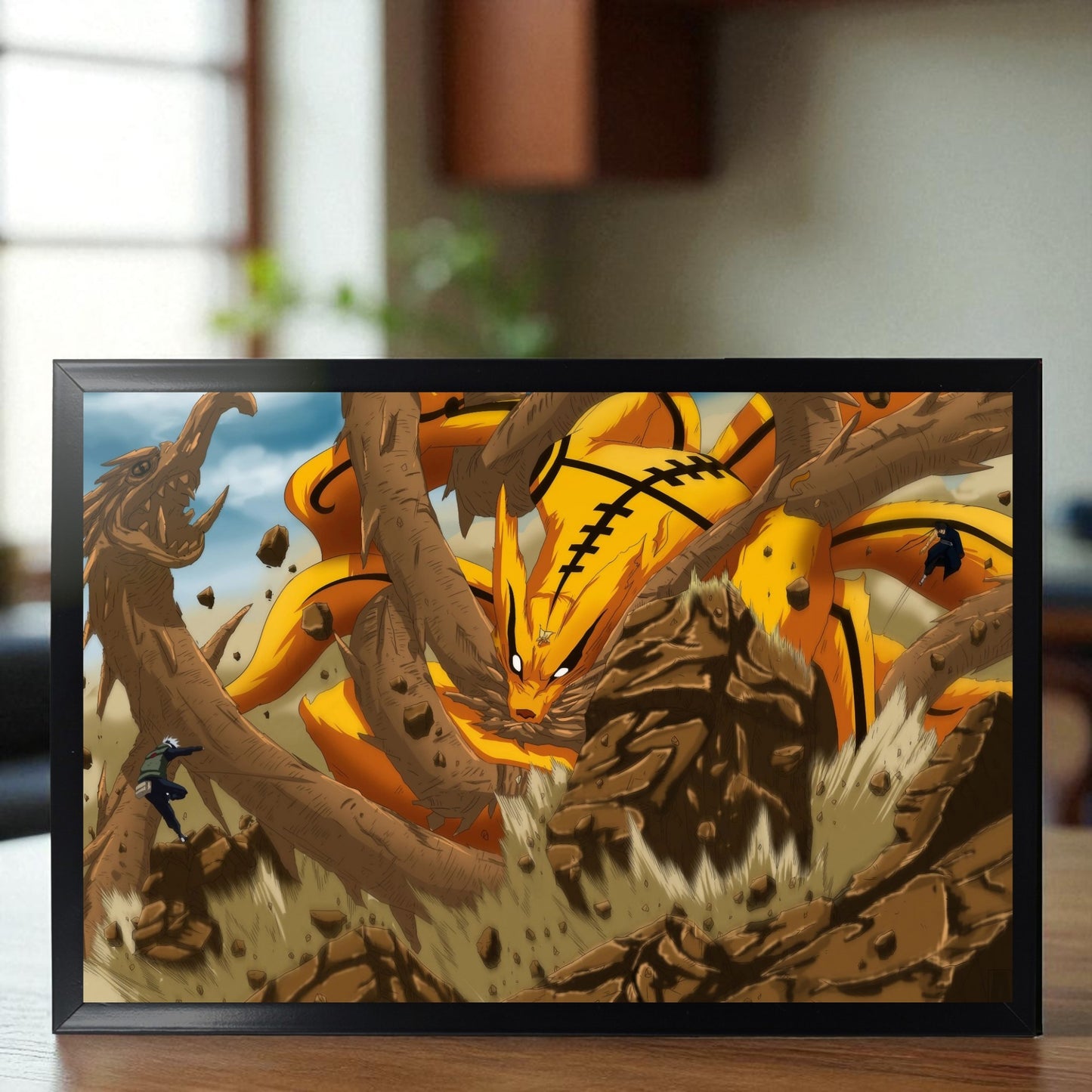 KURAMA RARE PHOTO FRAME (A4 SIZE) - NARUTO