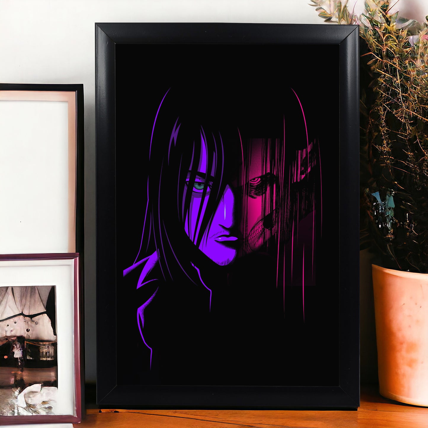 Eren Yeager Attack Titan Face Photo Frame (A4 Size) - Attack On Titan