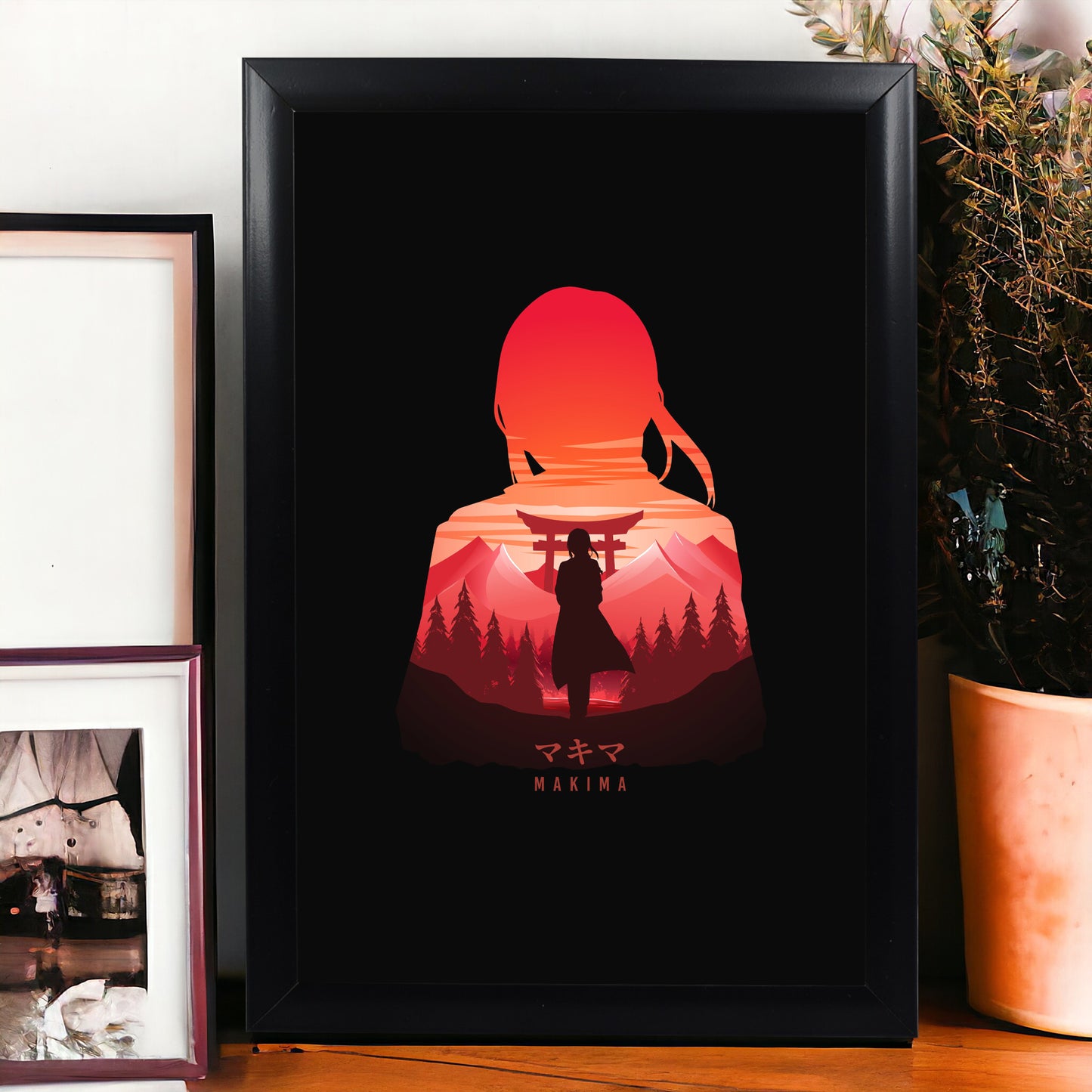 MAKIMA A4 SIZE WALL HANGING PHOTO FRAME - CHAINSAW MAN