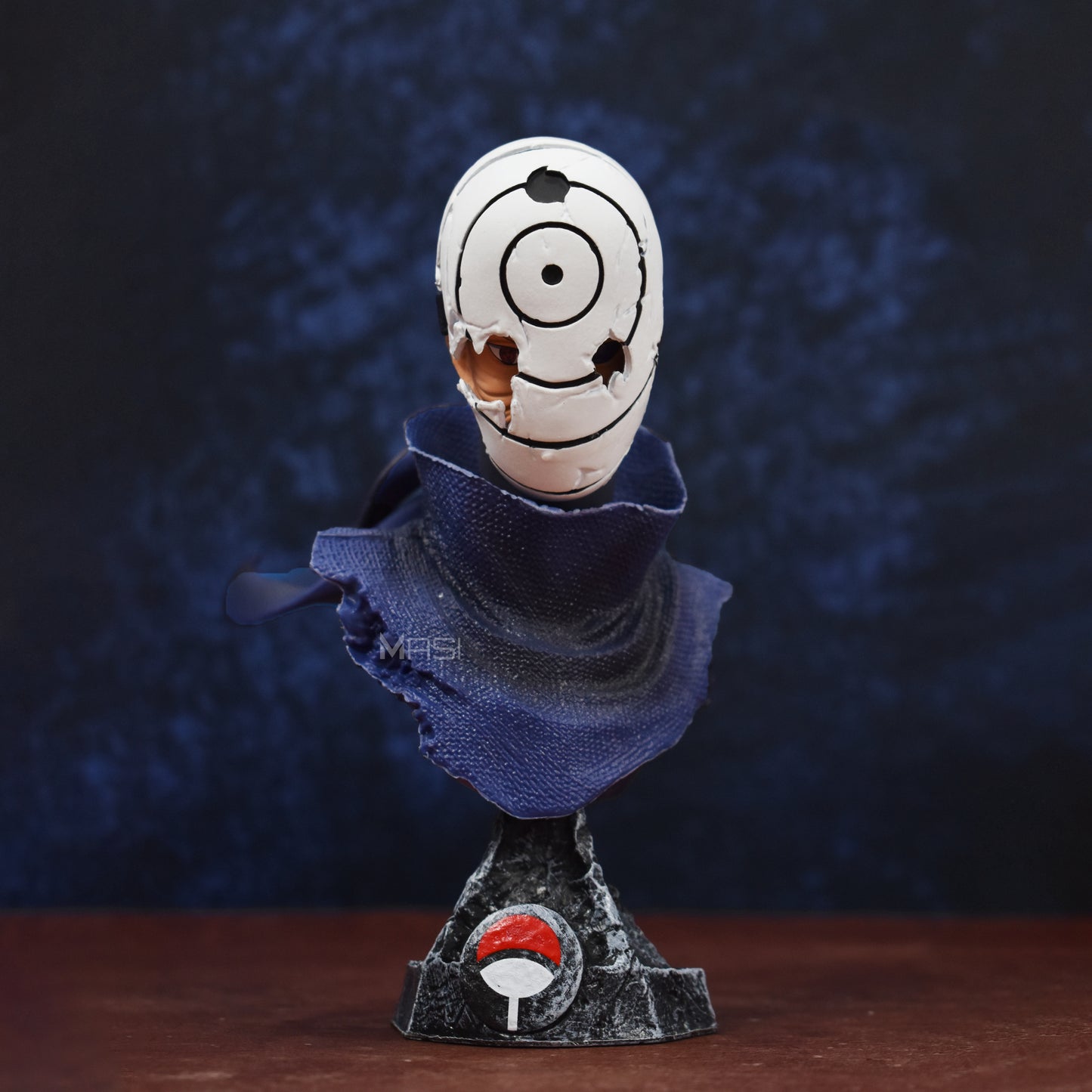 Obito Uchiha Head Action Figure With Stand (15 Cm Height) - Naruto
