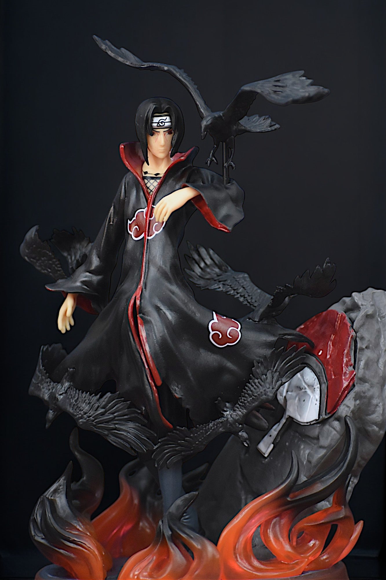 ITACHI UCHIHA ACTION FIGURE WITH 2 REPLACEABLE FACES (26 CM HEIGHT) - NARUTO