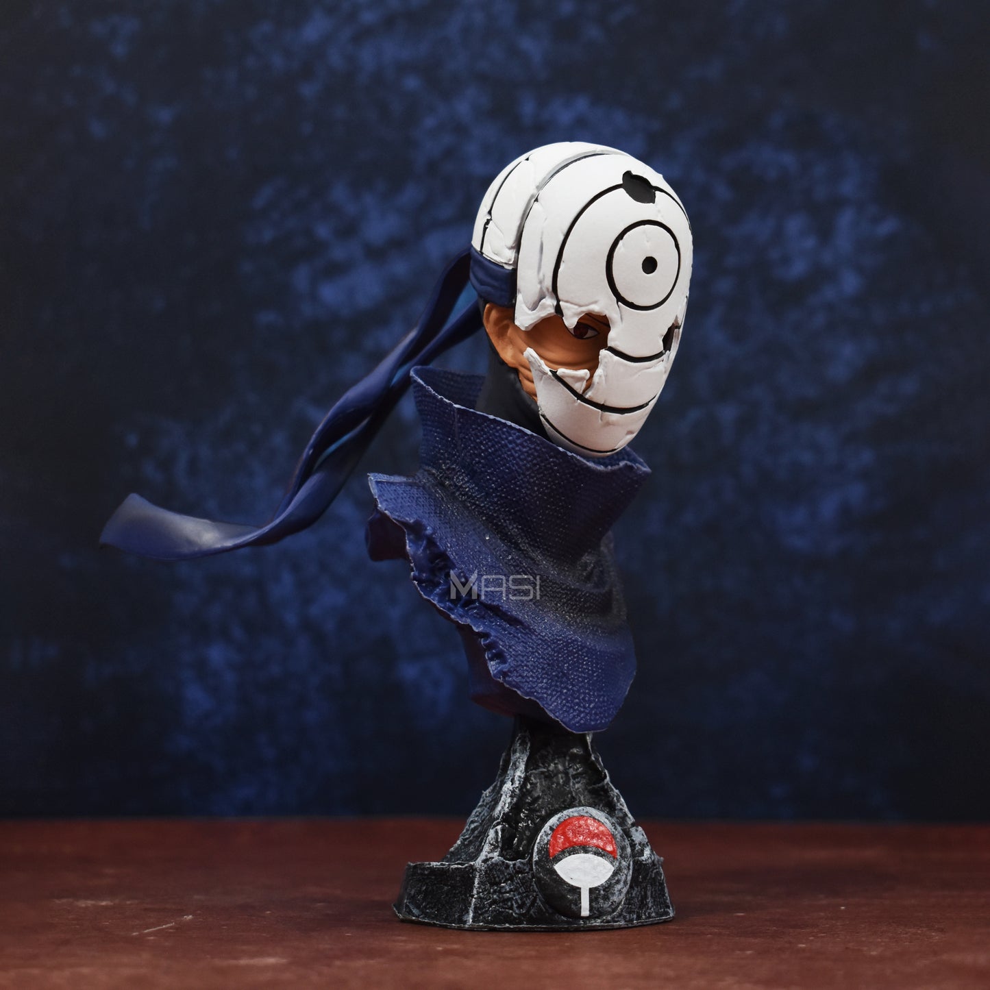 Obito Uchiha Head Action Figure With Stand (15 Cm Height) - Naruto