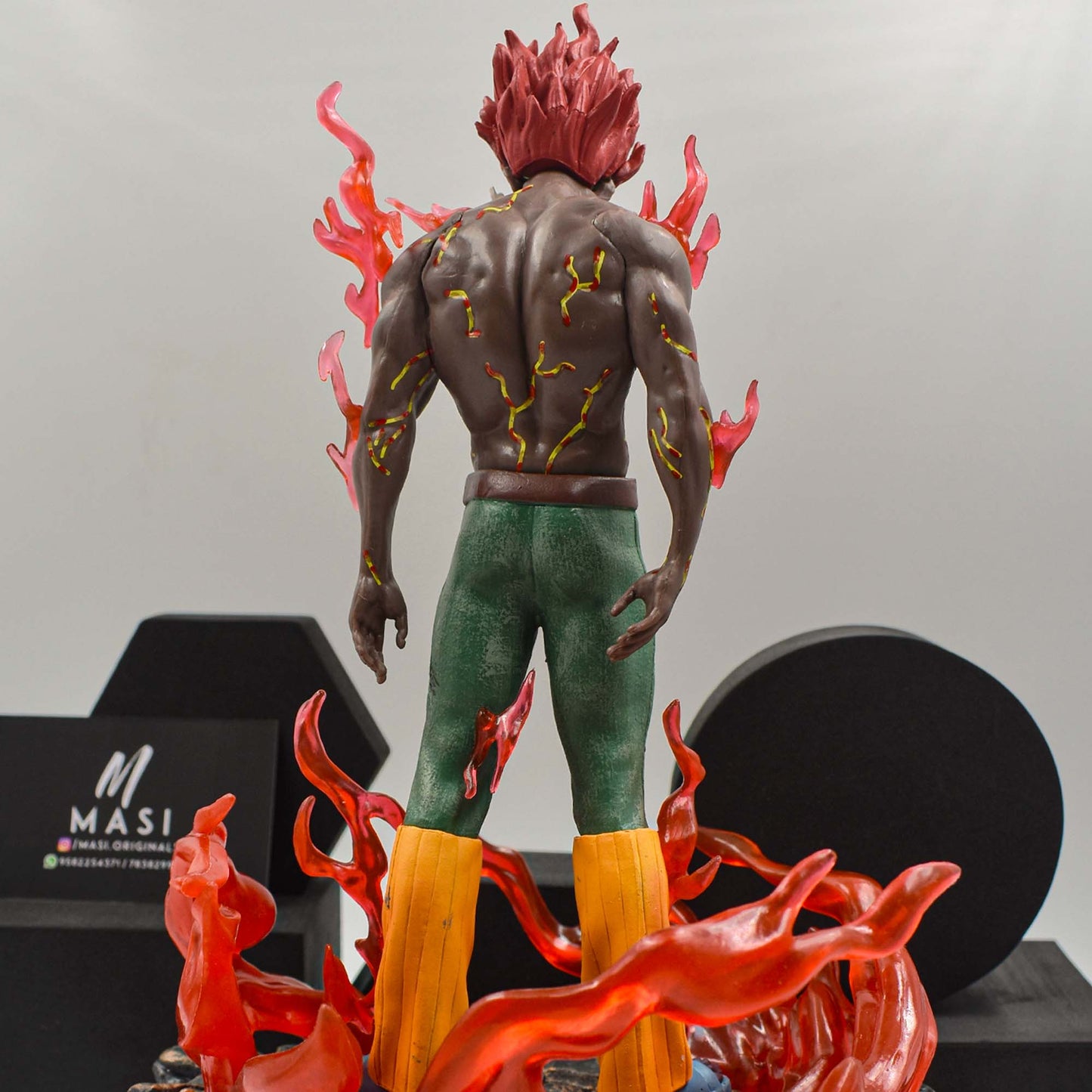 Naruto Might Guy Sensei Eight Gates Action Figure - 30 Cm (Eyes Light Up)