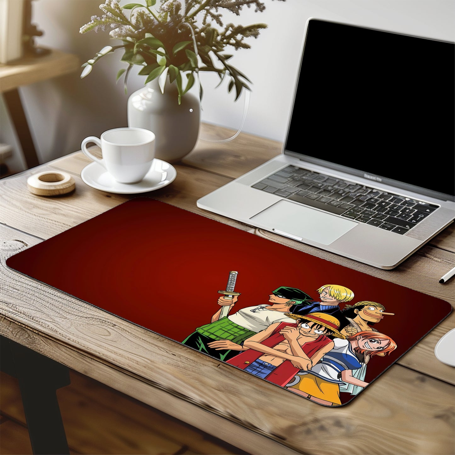 One Piece Luffy Crewmates Mouse Pad (23 X 11 Inches) - Gaming Mouse Pad