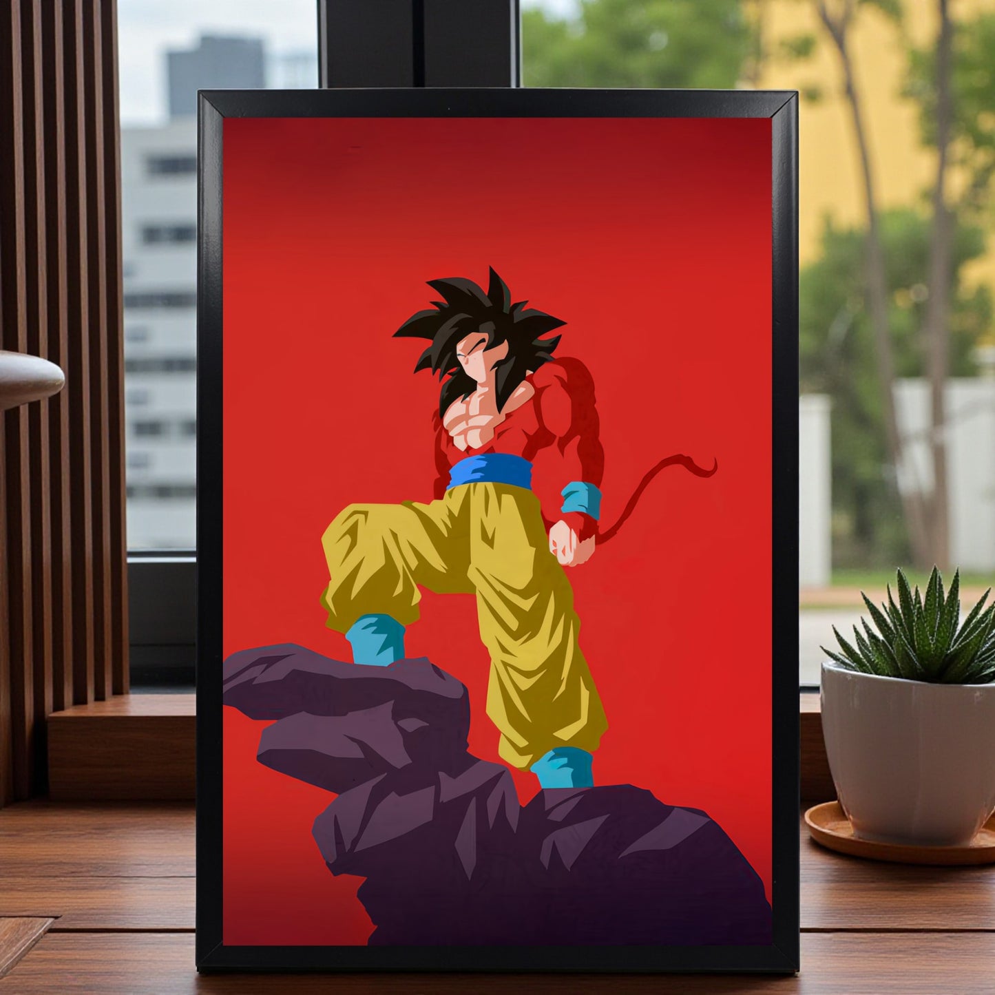 SON GOKU SSJ4 PHOTO FRAME (A4 SIZE) - DRAGON BALL Z