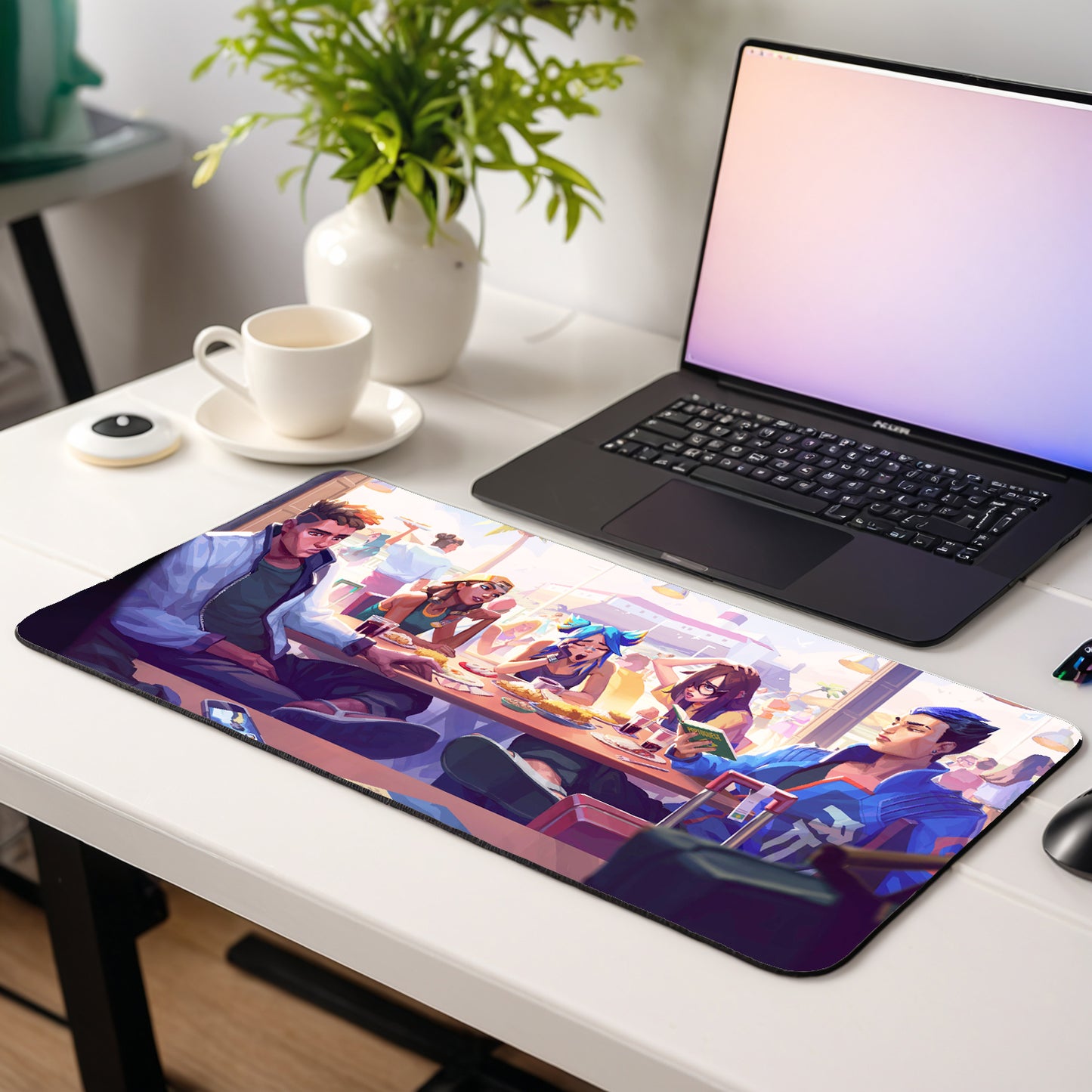 Valorant Team Mouse Pad (23 X 11 Inches) - Gaming Mouse Pad | Rubber Base Desk Mat