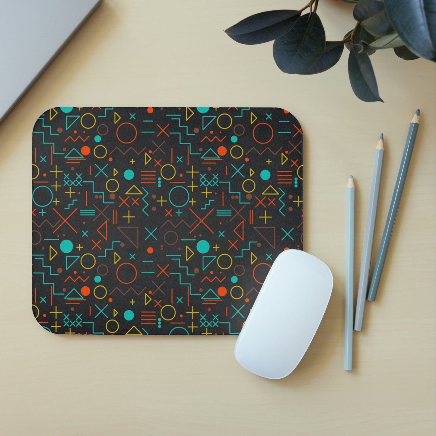 GAMING MOUSE PAD (9 X 7.5 INCHES) - GAMING AND OFFICE MOUSE PAD | RUBBER BASE MOUSE PAD