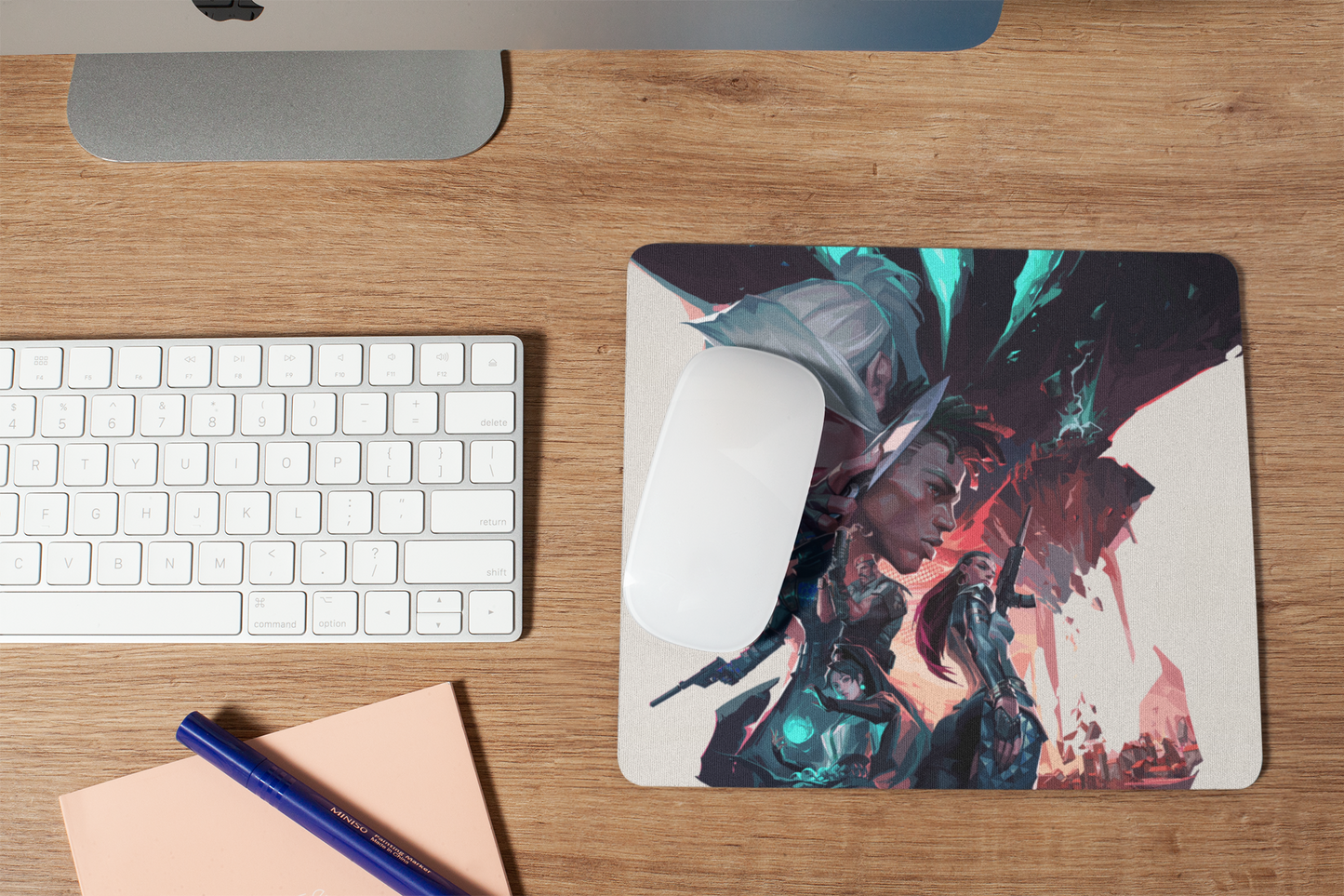 Valorant Theme Mouse Pad (9 X 7.5 Inches) - Gaming Mouse Pad