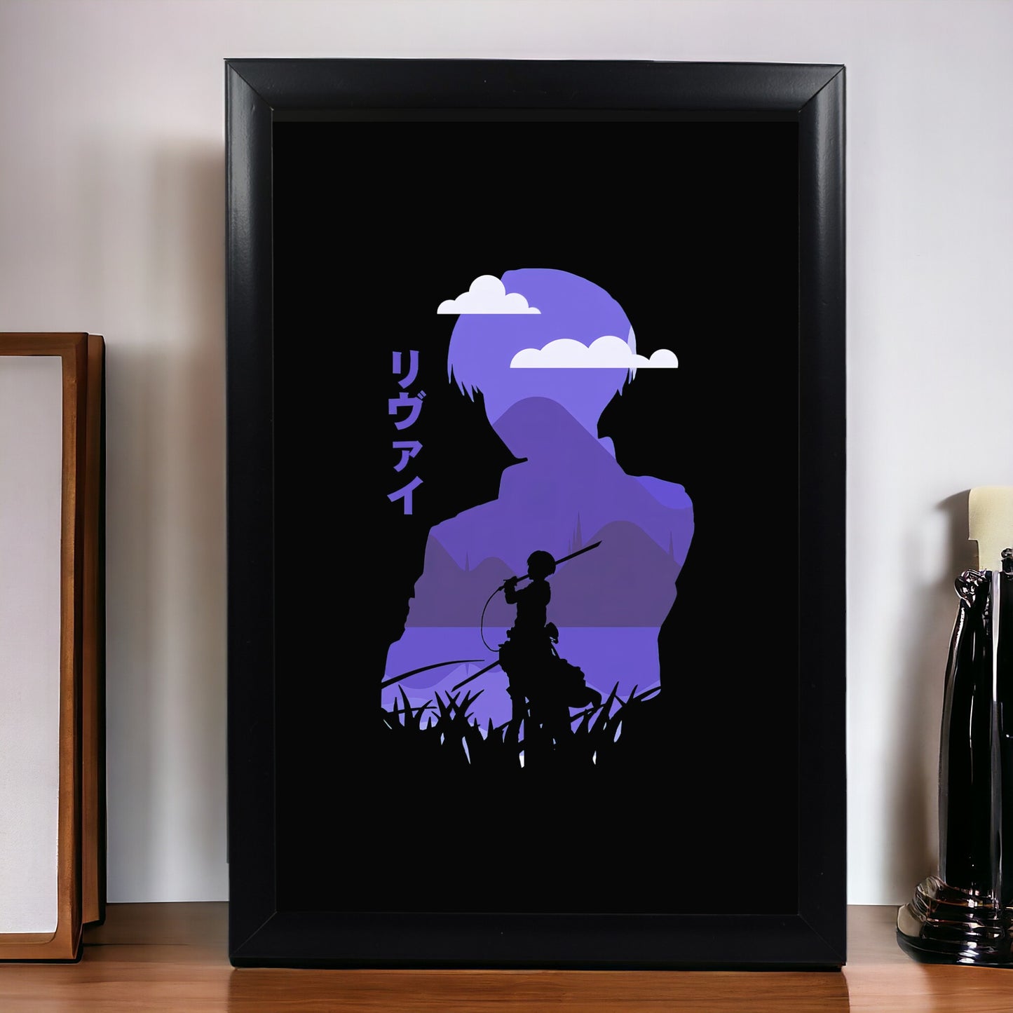 Capt. Levi Ackerman Photo Frame (A4 Size) - Attack On Titan