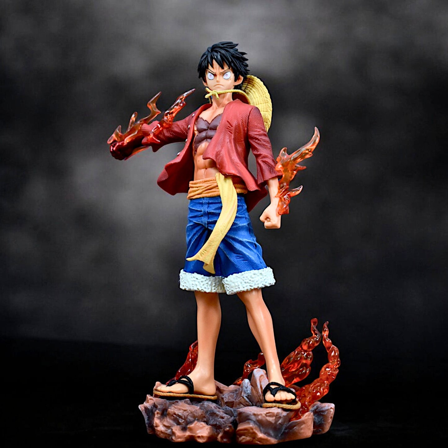 MONKEY D. LUFFY ACTION FIGURE WITH 2 REPLACEABLE HEADS (26 CM HEIGHT) - ONE PIECE