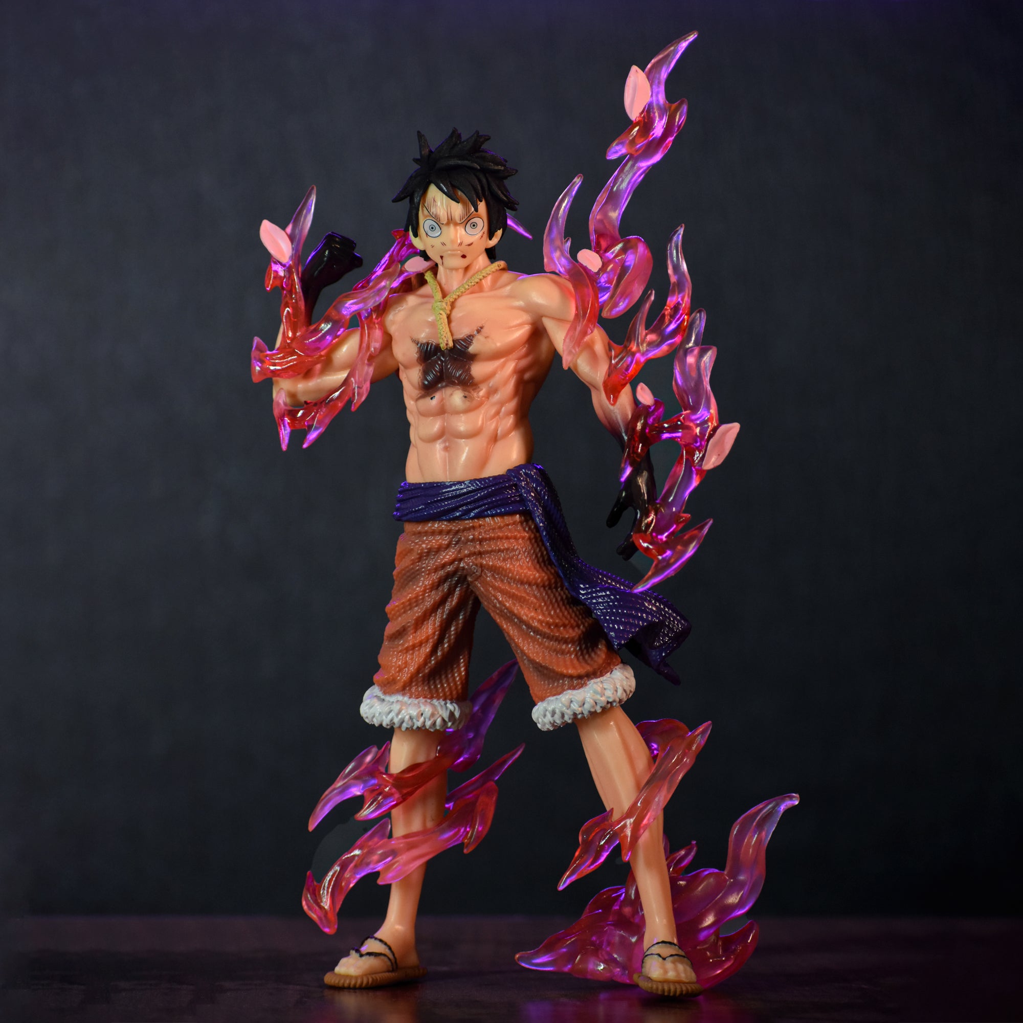 ONE PIECE MONKEY D. LUFFY ACTION FIGURE β GEAR 2 FLAME EFFECT COLLECTIBLE FIGURINE (25 CM HEIGHT) - ONE PIECE