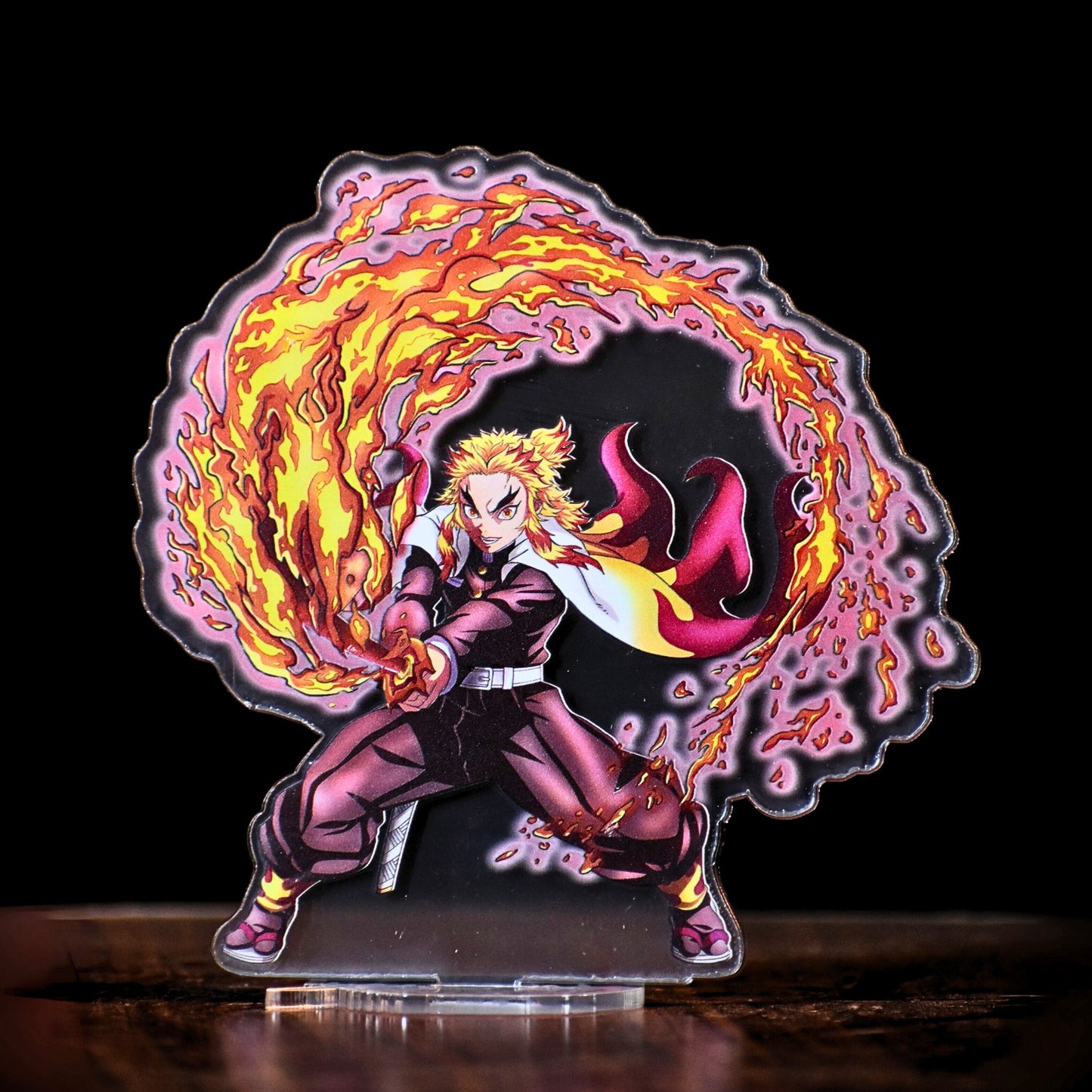 Rengoku Fire Sword Acrylic Model - Demon Slayer