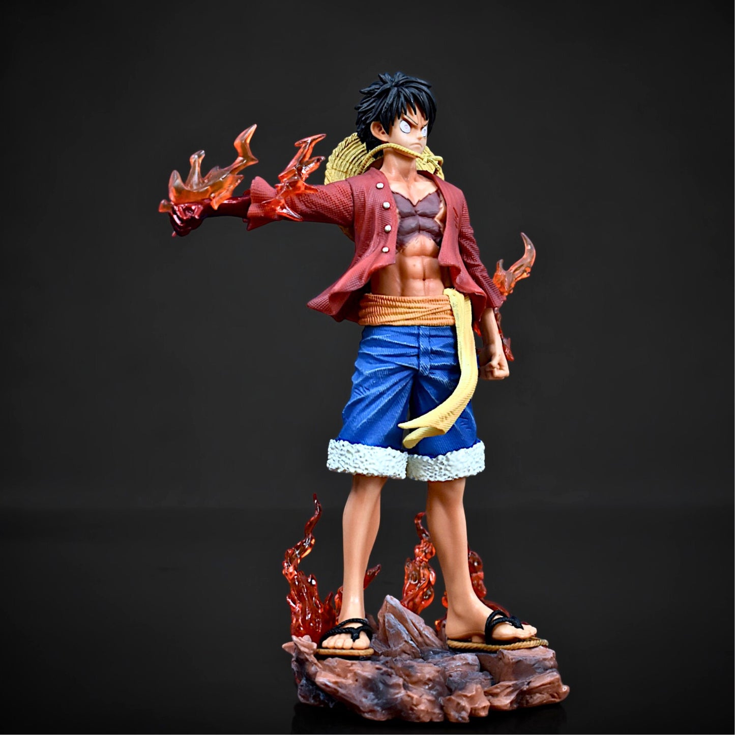 MONKEY D. LUFFY ACTION FIGURE WITH 2 REPLACEABLE HEADS (26 CM HEIGHT) - ONE PIECE