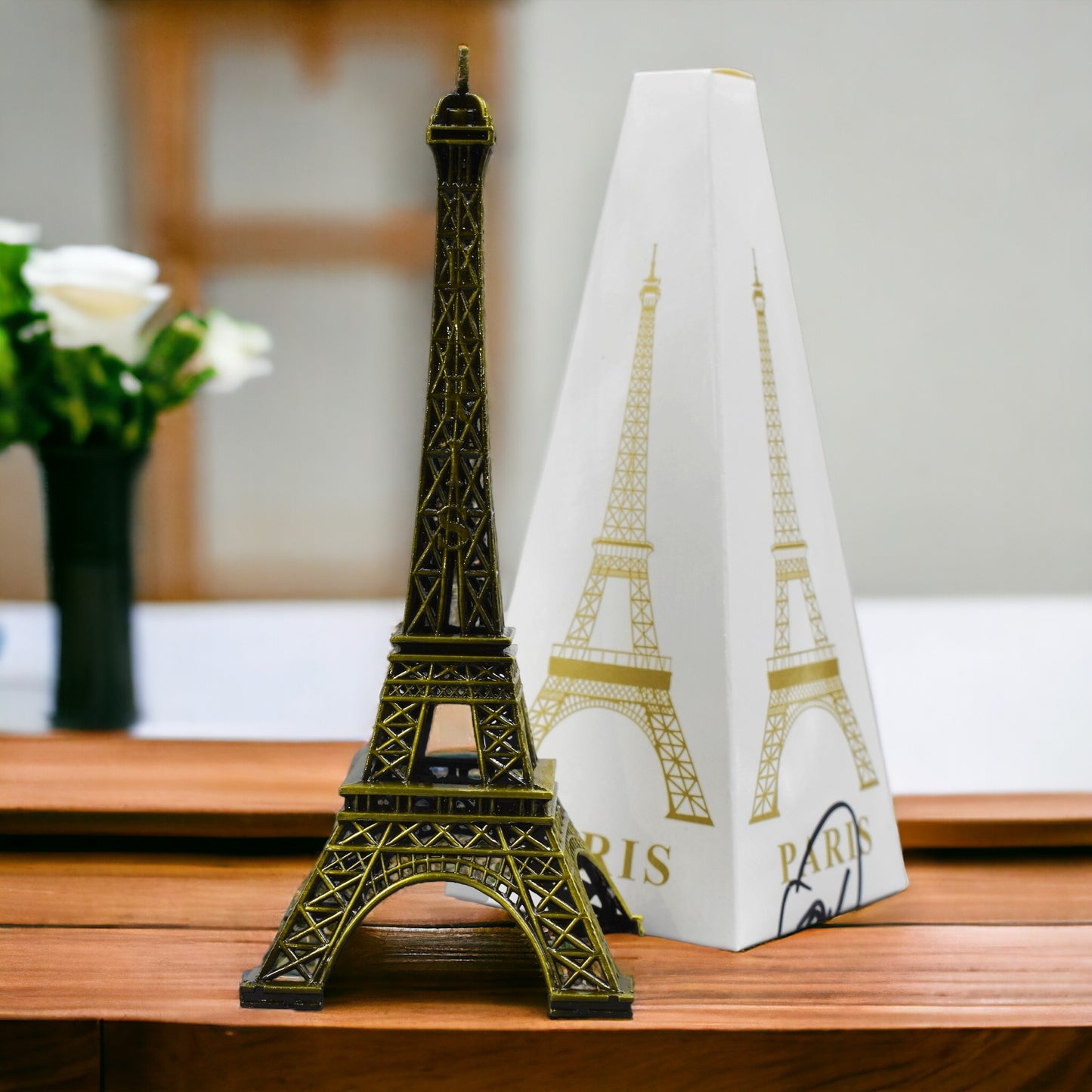 Eiffel Tower Showpiece For Home Decoration (17 Cm Height)
