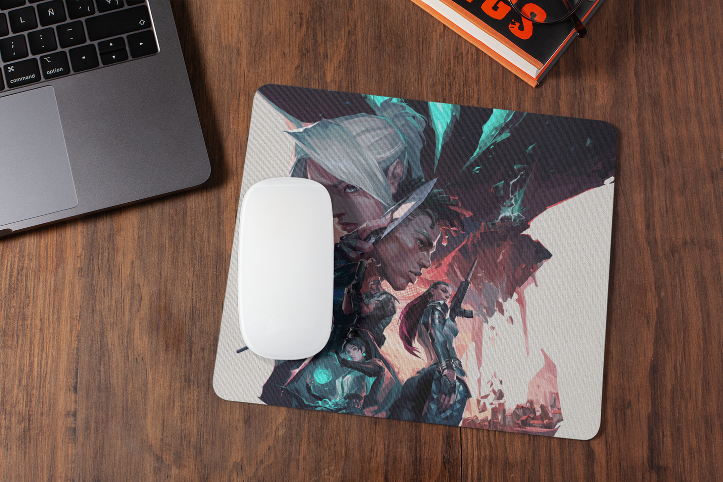 Valorant Theme Mouse Pad (9 X 7.5 Inches) - Gaming Mouse Pad