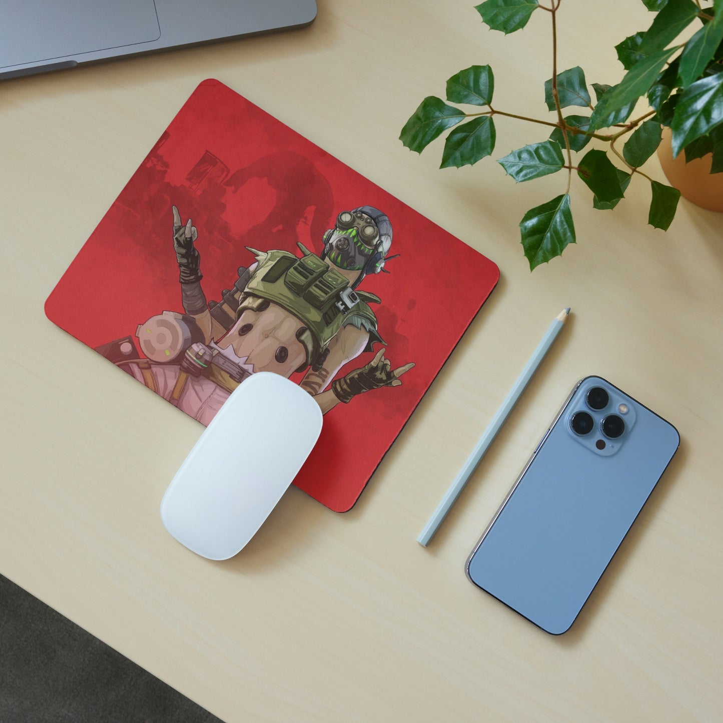 APEX LEGENDS - OCTANE MOUSE PAD (9 X 7.5 INCHES) - GAMING AND OFFICE MOUSE PAD | RUBBER BASE MOUSE PAD