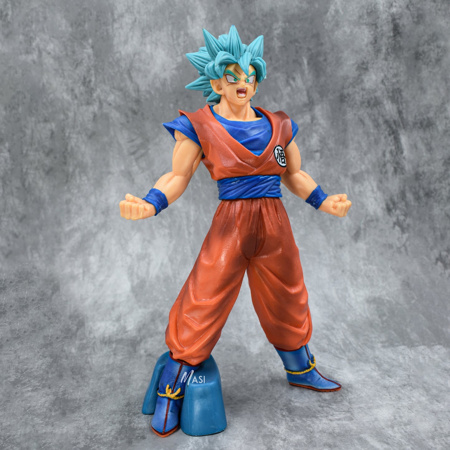Goku Ssj Blue Action Figure With Stand (28cm Height) - Dragon Ball Z
