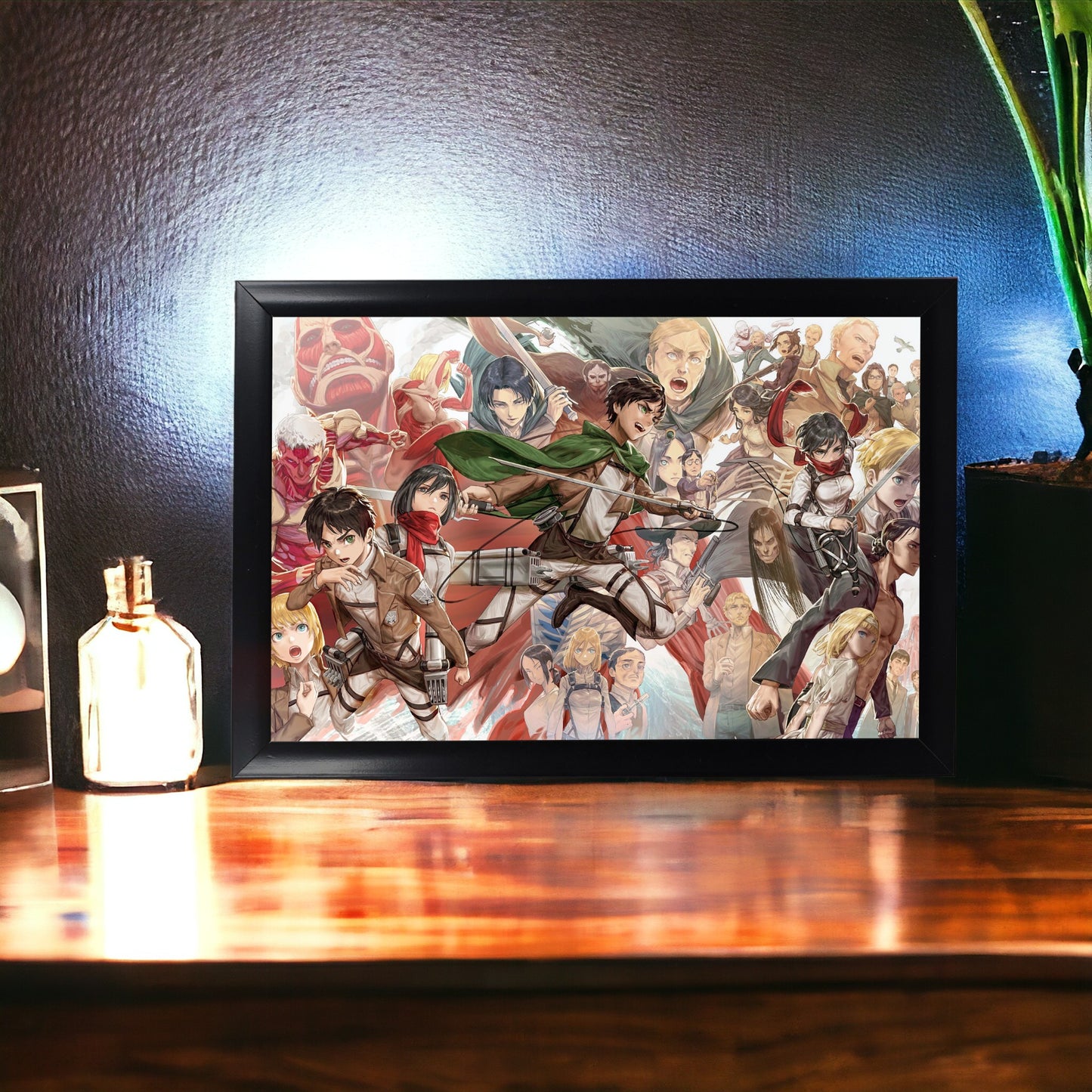 Aot All Characters Photo Frame (A4 Size) - Attack On Titan