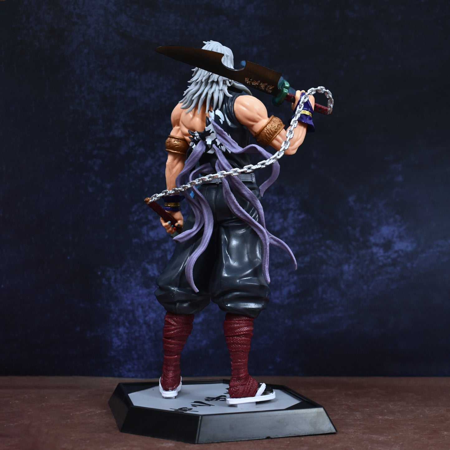 Sound Hashira Tengen Uzui Action Figure with Stand (30 cm Height) - Demon Slayer