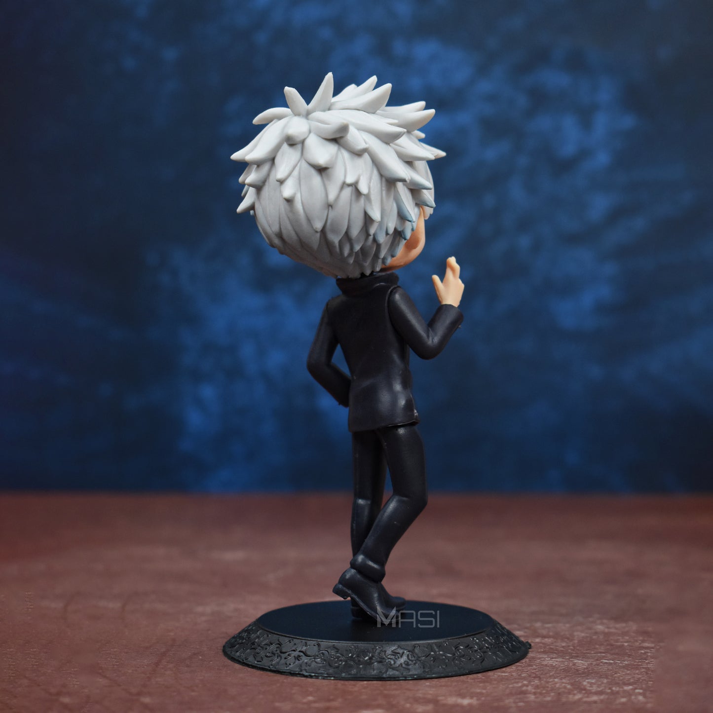 Gojo Satoru Q Style Action Figure With Stand (15 Cm Height) - Jujutsu Kaisen