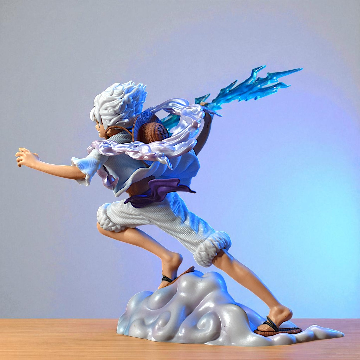 SUN GOD NIKA MONKEY D. LUFFY GEAR 5 ACTION FIGURE WITH THUNDER SWORD (30 CM HEIGHT) - ONE PIECE
