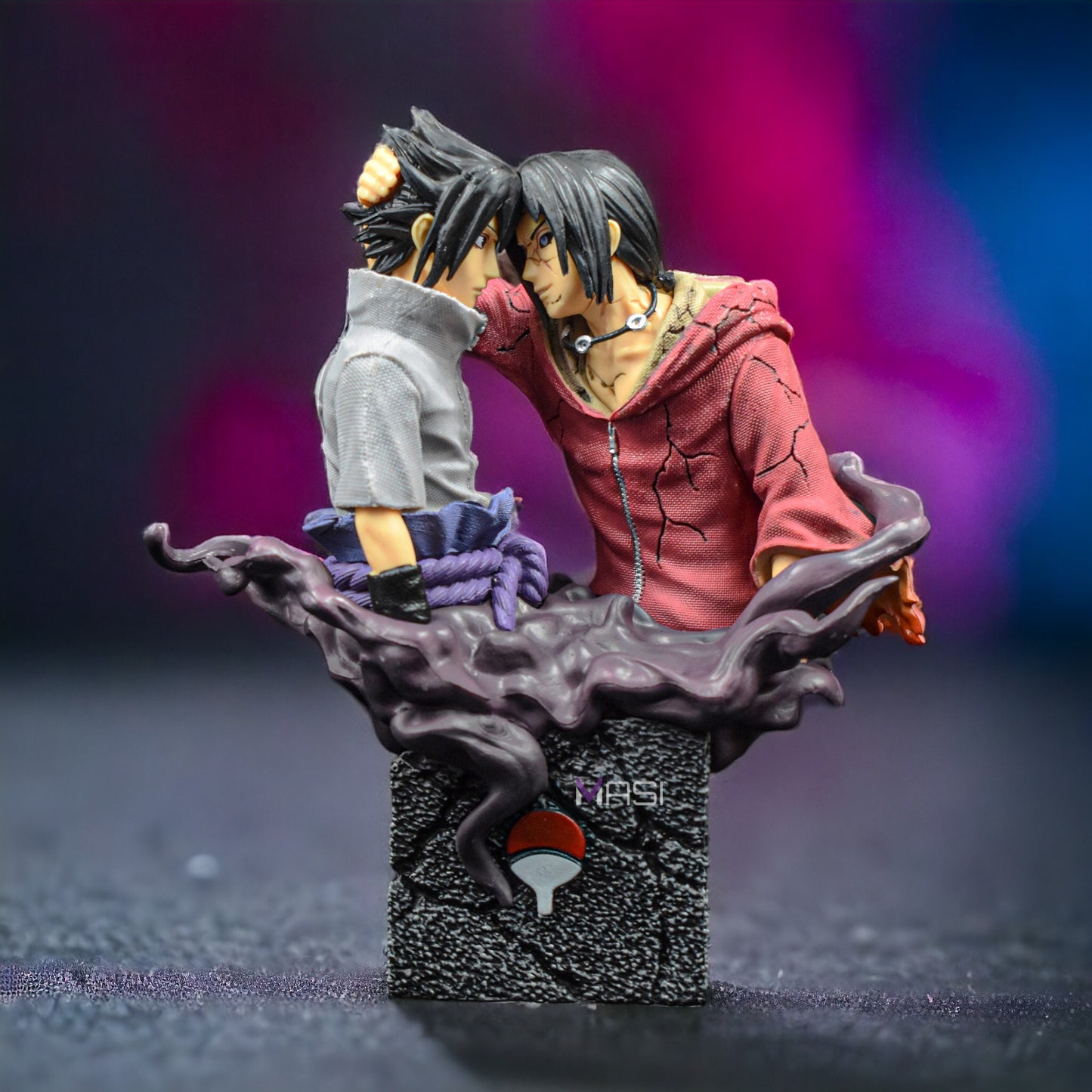 Sasuke And Itachi - Uchiha Brothers Iconic Reconiliation Action Figure (18 Cm Height) - Naruto