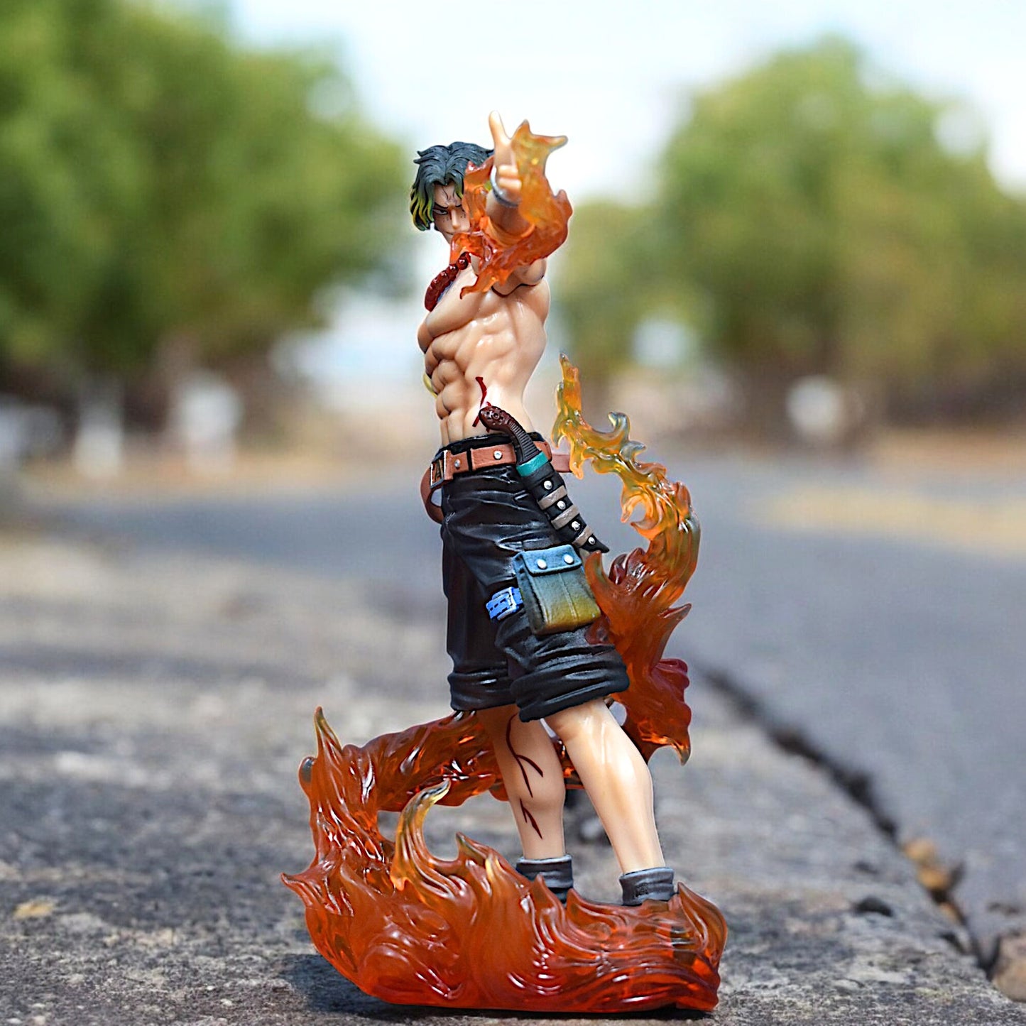 PORTGAS D. ACE FIRE PISTOL ACTION FIGURE (25 CM HEIGHT) - ONE PIECE