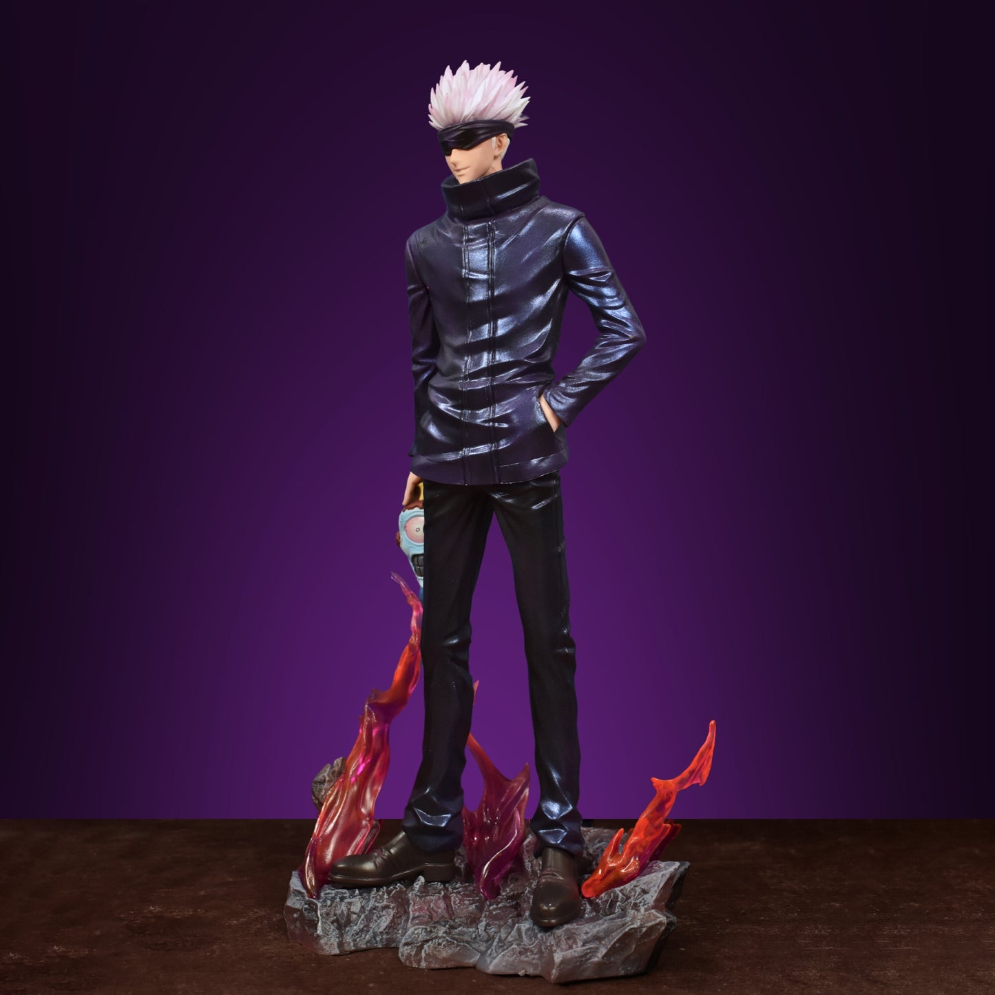 SATORU GOJO ACTION FIGURE WITH 2 REPLACEABLE HEADS AND HANDS (34 CM HEIGHT) - JUJUTSU KAISEN