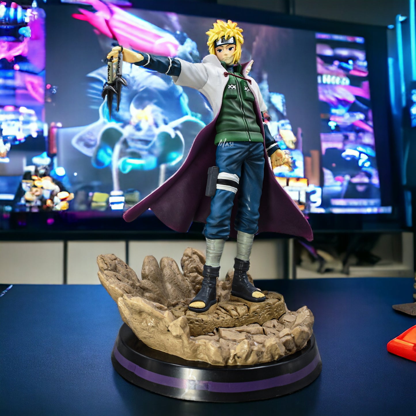 Namikaze Minato Premium Action Figure With Stand (34 Cm Height) - Naruto