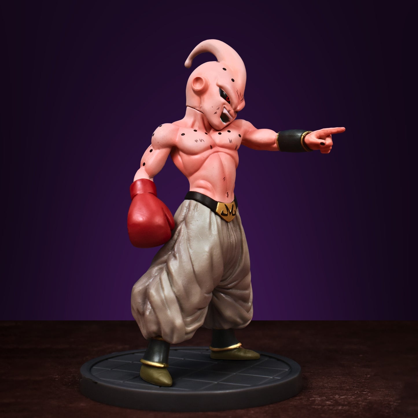 MAJIN BUU KID ICONIC ACTION FIGURE WITH 2 REPLACEABLE HANDS (19 CM HEIGHT) - DRAGON BALL Z