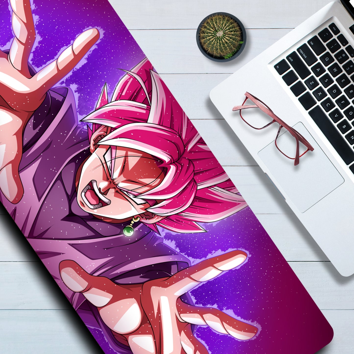 Dragon Ball Z Zamasu The Black Goku Mouse Pad (31 X 12 Inches) - Gaming Mouse Pad | Rubber Base Desk Mat