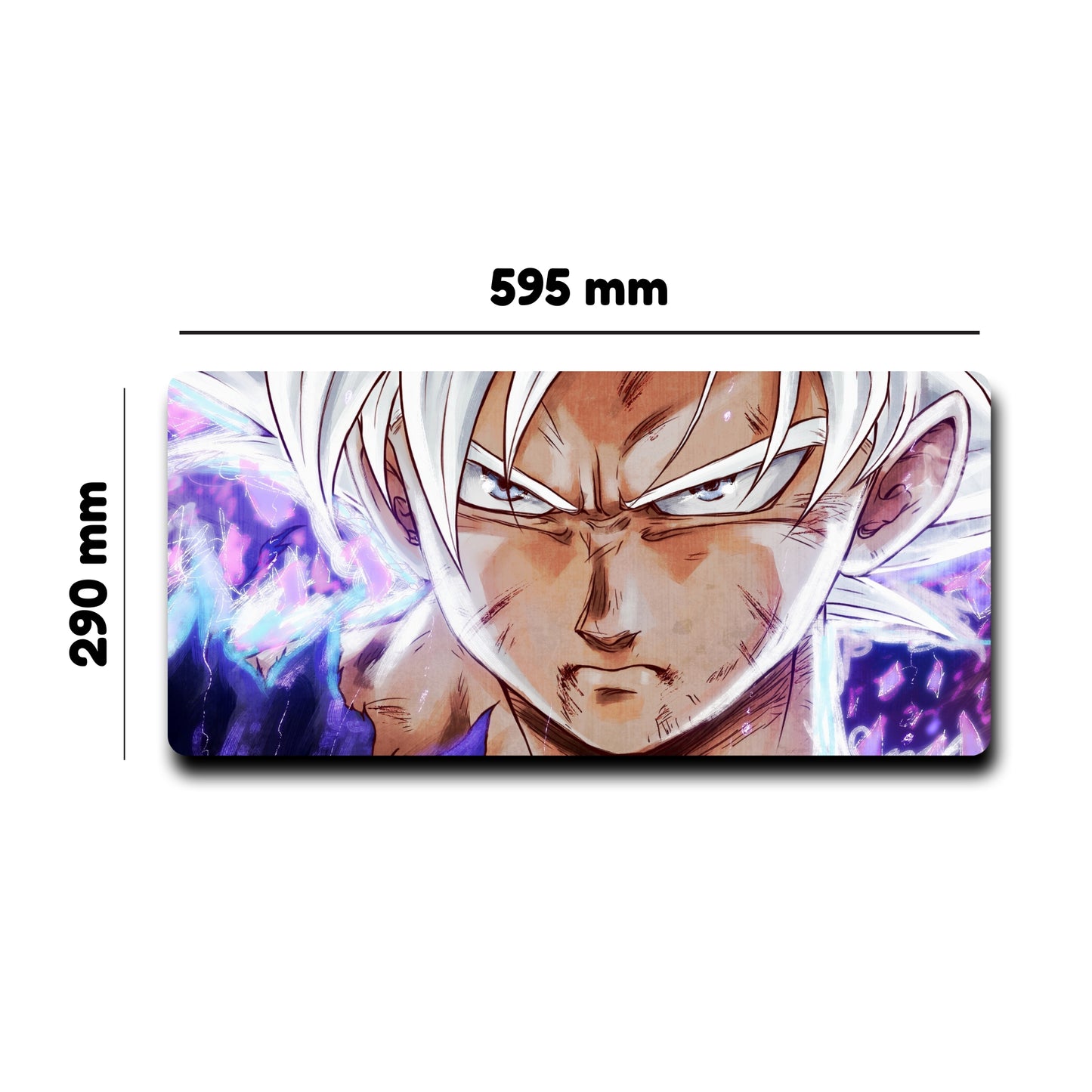 Dragon Ball Z/super Goku Ultra Instinct Mouse Pad (23 X 11 Inches) - Gaming Mouse Pad
