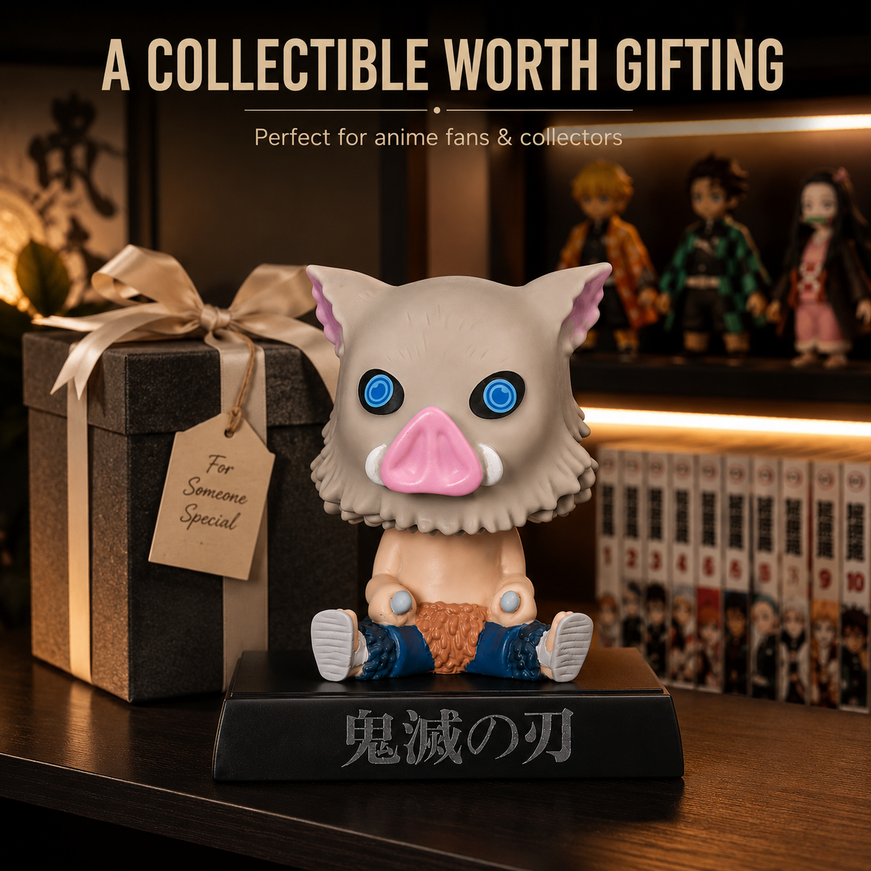 INOSUKE BOBBLEHEAD/MOBILE HOLDER STAND