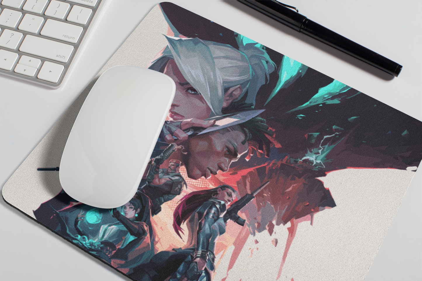 Valorant Theme Mouse Pad (9 X 7.5 Inches) - Gaming Mouse Pad