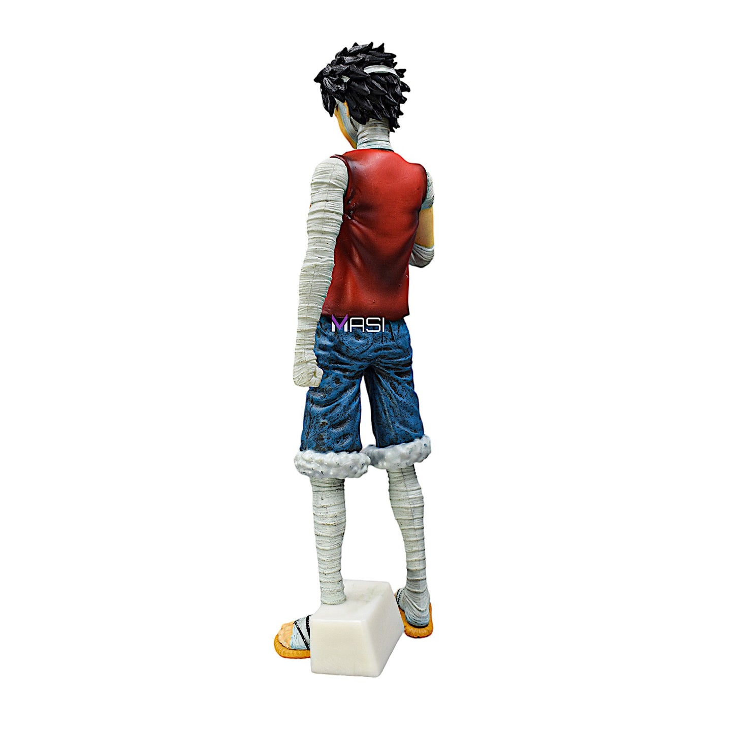 Monkey D. Luffy Holding Straw Hat Action Figure (28 Cm Height) - One Piece