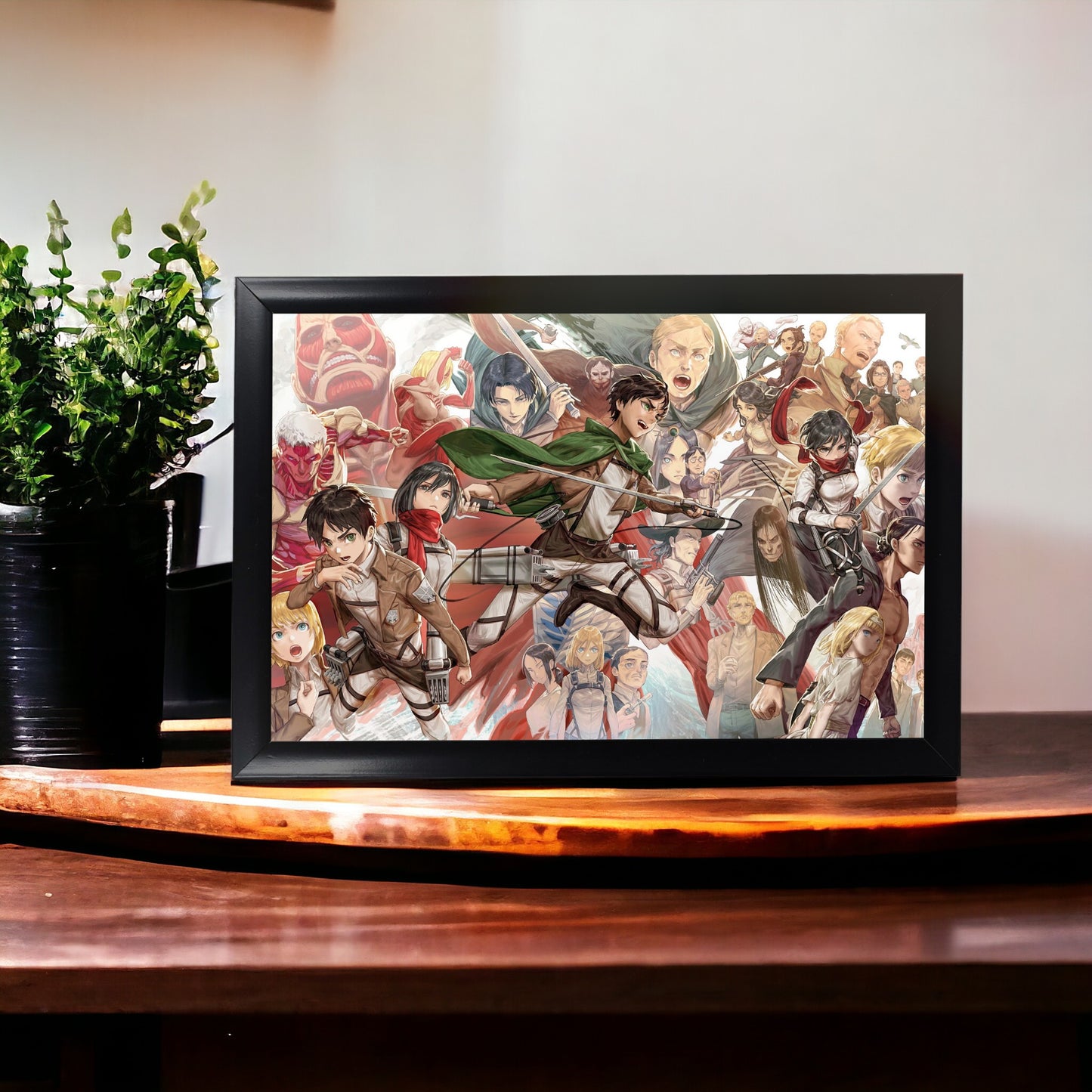 Aot All Characters Photo Frame (A4 Size) - Attack On Titan