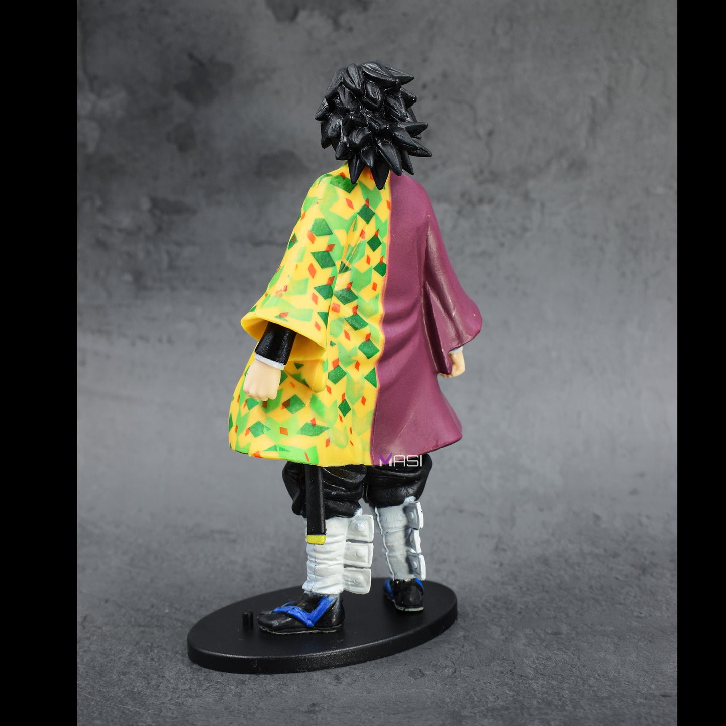 Demon Slayer Anime Hashira Shinobo Kochu Action Figure With Stand - 16 Cm Height (Giyu Tomioka)