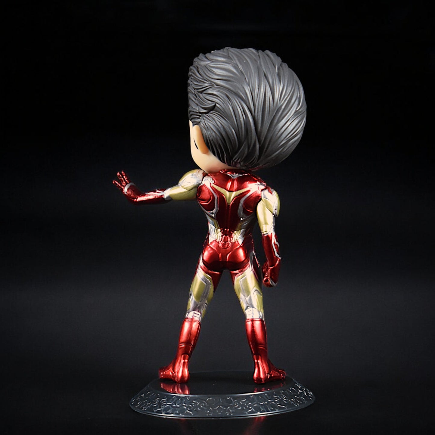 Iron Man Q Posket Action Figure With Stand (16 Cm Height)
