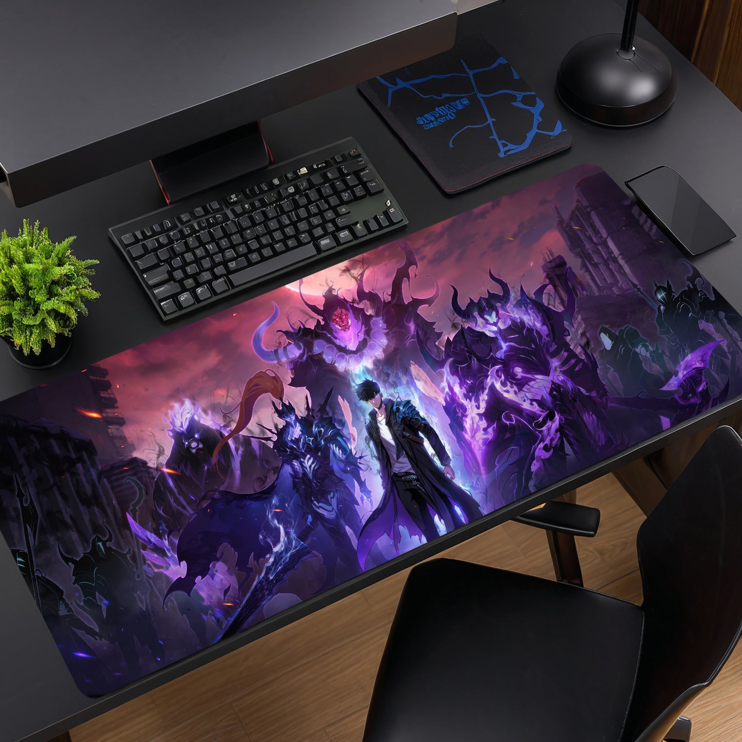 Solo Leveling Mouse Pad (31 X 12 Inches) - Gaming Mouse Pad | Rubber Base Desk Mat