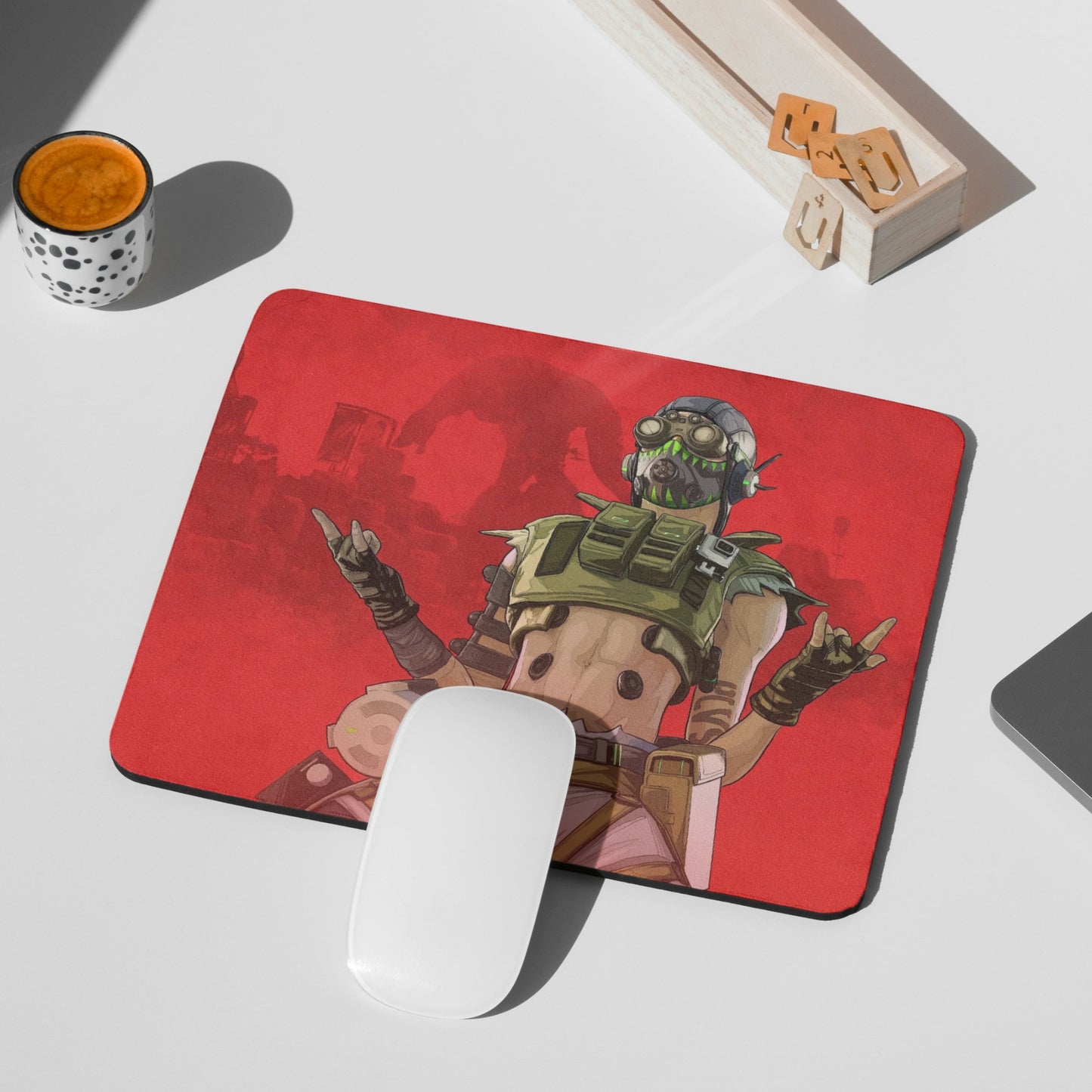 APEX LEGENDS - OCTANE MOUSE PAD (9 X 7.5 INCHES) - GAMING AND OFFICE MOUSE PAD | RUBBER BASE MOUSE PAD