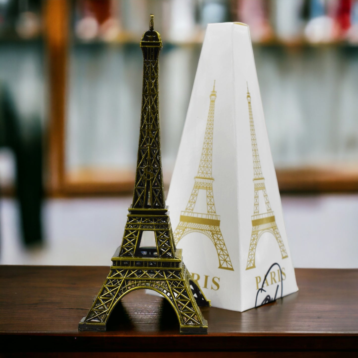 Eiffel Tower Showpiece For Home Decoration (17 Cm Height)