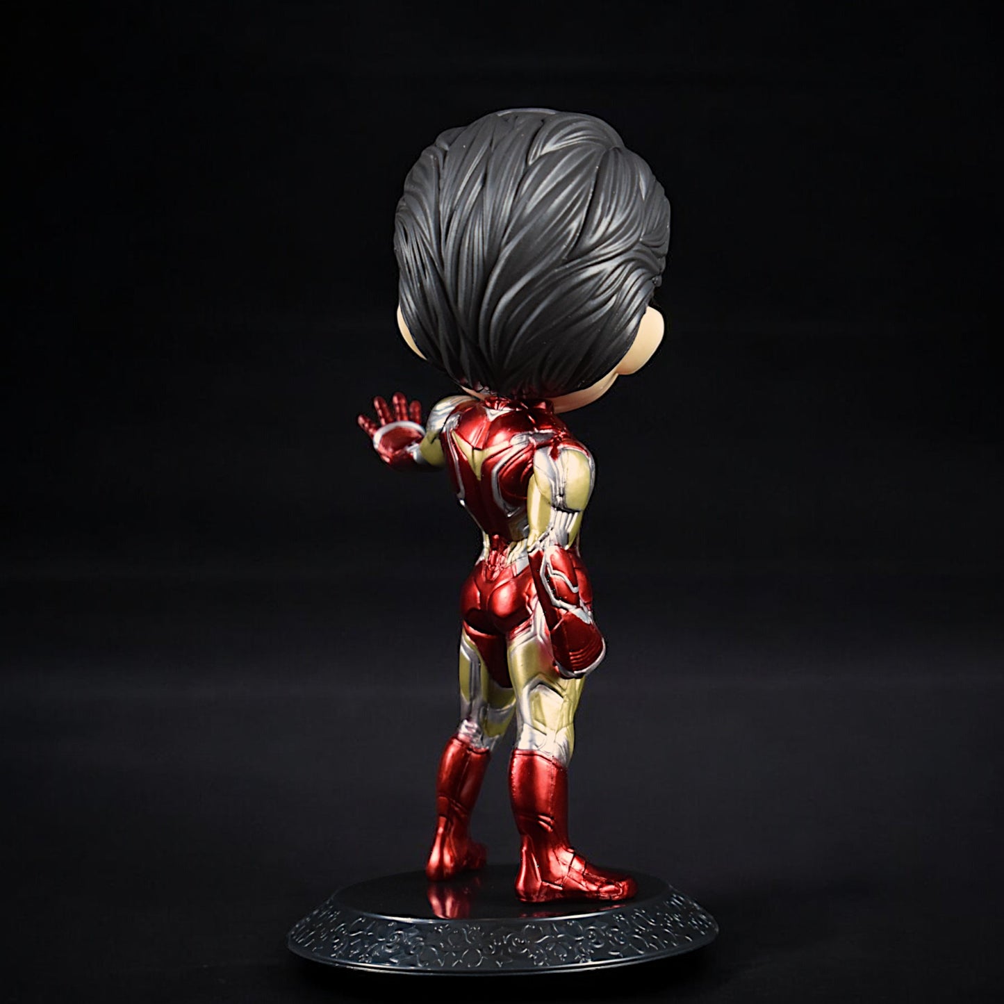 Iron Man Q Posket Action Figure With Stand (16 Cm Height)